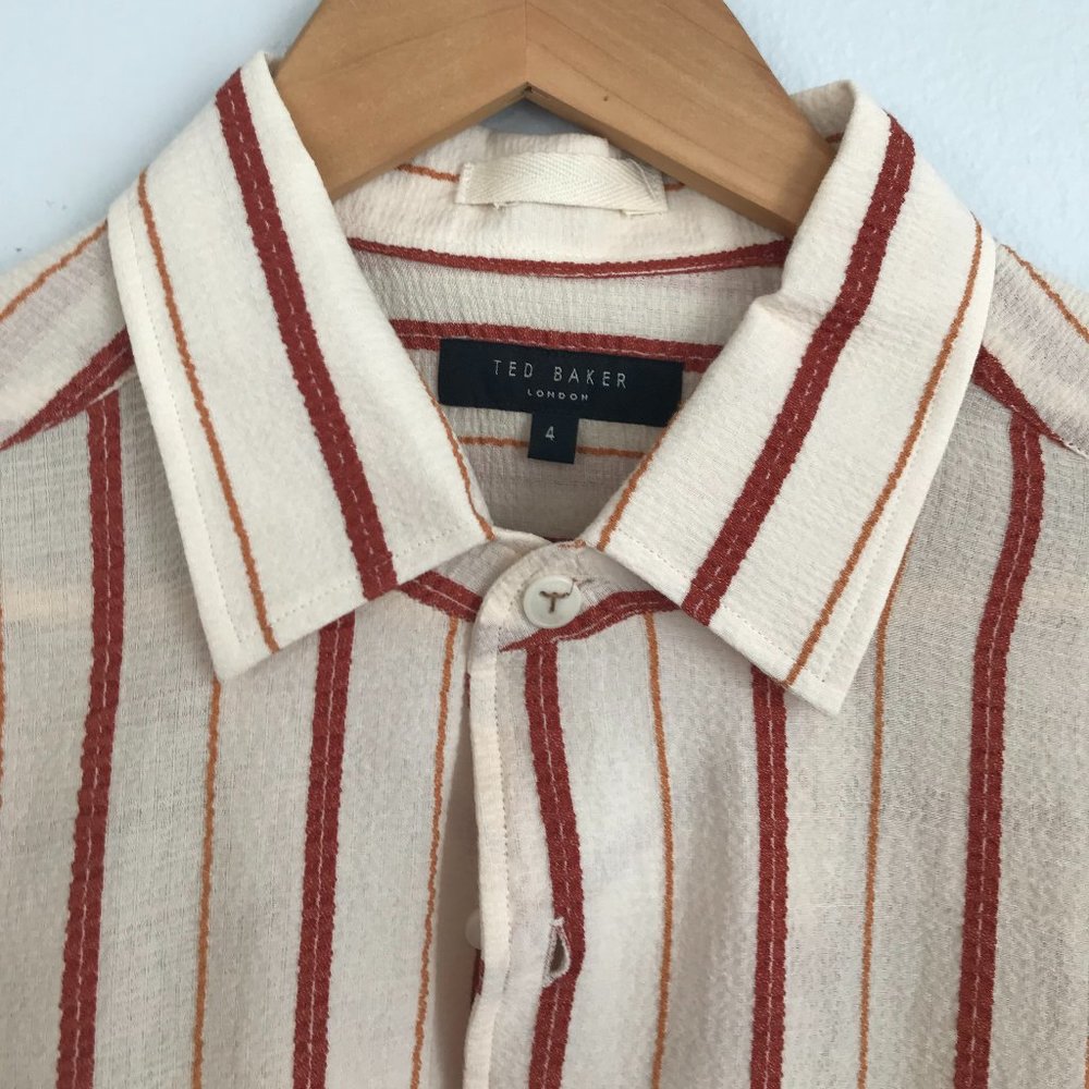Ted Baker Hillma Short Sleeve Stripe Shirt
